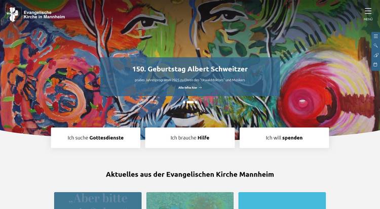 Screenshot von der Website ekma.de