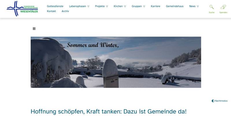 Evangelische Kirchengemeinde Wiesentäler