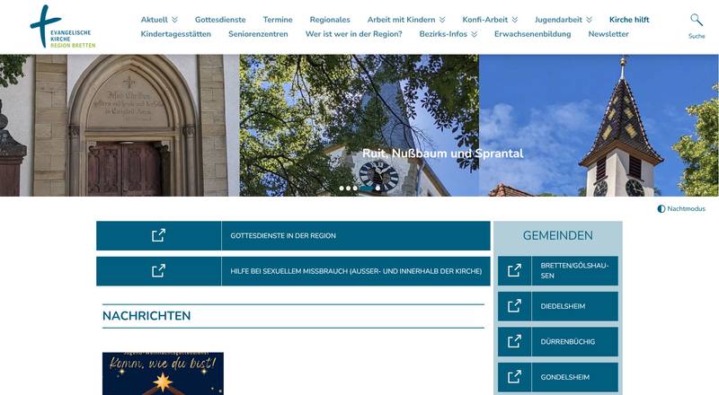 Screenshot der Website ekiregionbretten.de
