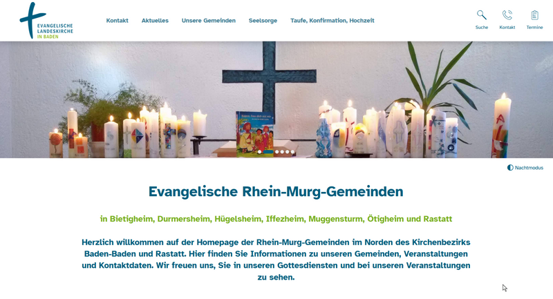 Evangelisch Rhein Murg Website