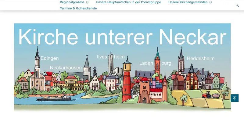 Website Kirche unterer Neckar