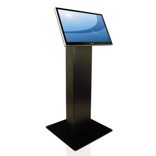 Digitaler Schaukasten mit Stele - Vorderansicht