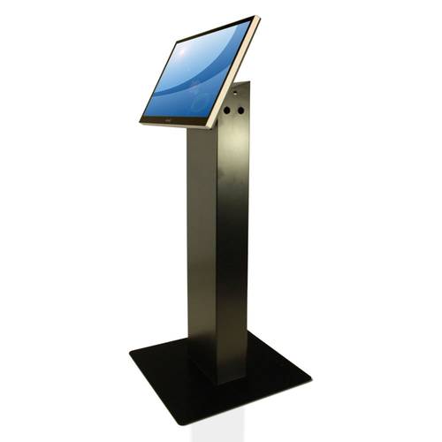 Digitaler Schaukasten mit Stele - Seitenansicht