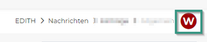 Screenshot vom Backend LUKAS mit Hilfe-W-Button