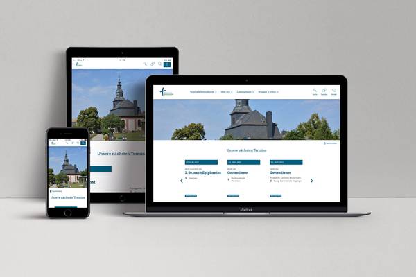 Quelle: Web Commerce / LUKAS Mockup mit Tablet, Smartphone und Laptop von der Musterseite